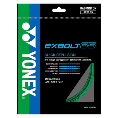 Yonex Exbolt 65 Badminton String Set - Green
