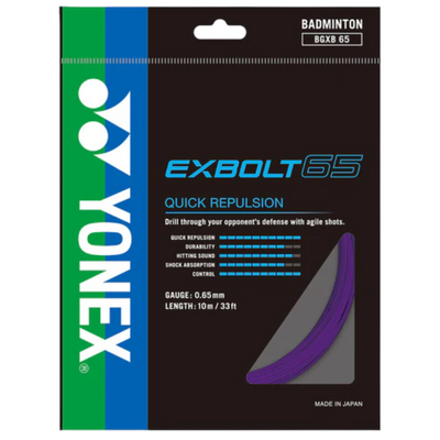 Yonex Exbolt 65 Badminton String Set - Purple