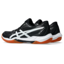 Asics Womens GEL-Rocket 12 Indoor Court Shoes - Black/White - thumbnail image 6